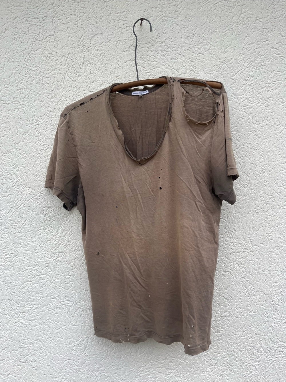 James Perse distressed Size 1 T Shirt